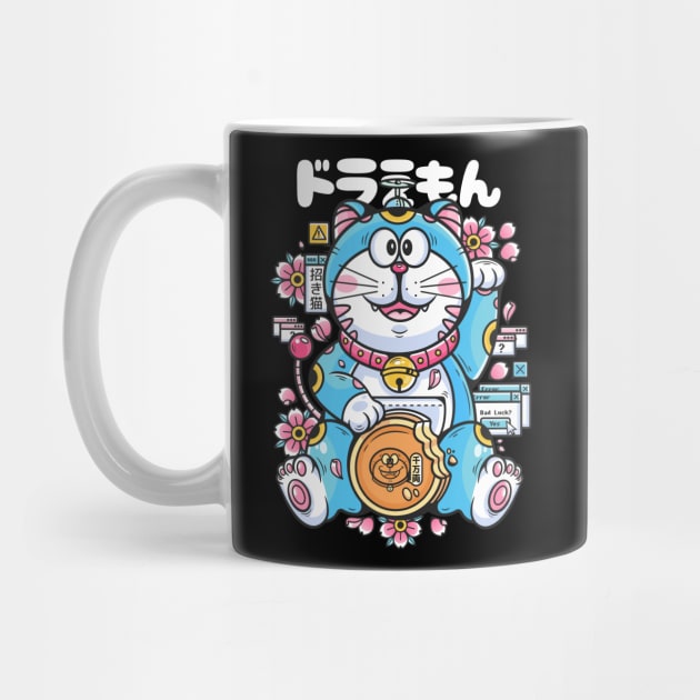 Maneki Neko Doraemon by Bear Noise